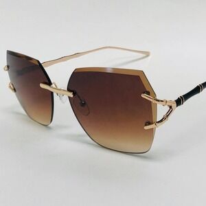 Oversized Sunglasses Women Fashion Designer‎ Shades Trendy Elegant Luxury Lentes